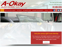 Tablet Screenshot of aokayautoglass.com